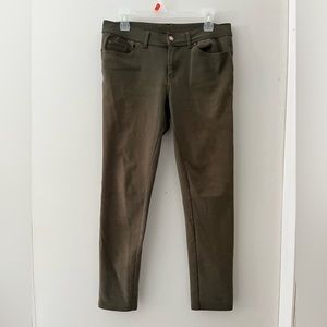 Ambiance Collection Womens Push Up Pants Kaki